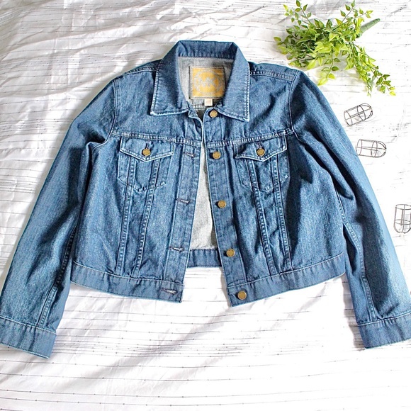 Michael Kors Jackets & Blazers - 🍁Michael kors dark denim button up jean jacket